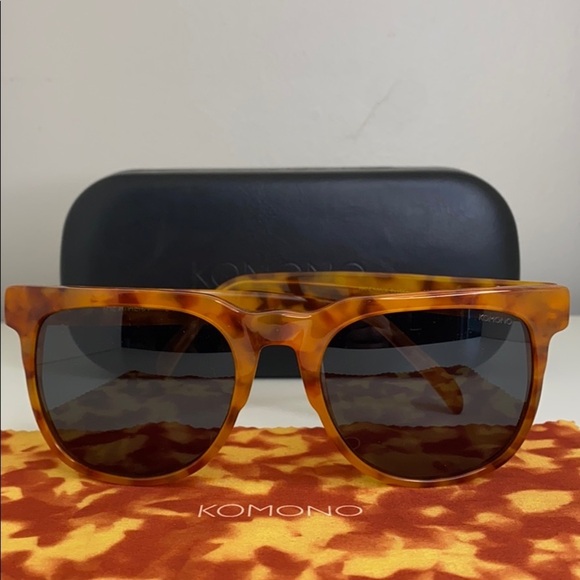 Komono sunglasses New Riviera Caramel Demi orange brown tortoise main image 15